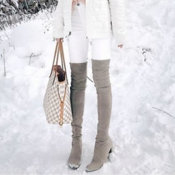 Sole Society Suede “Melbourne” Over-the-Knee Boots - Picture 1 of 15